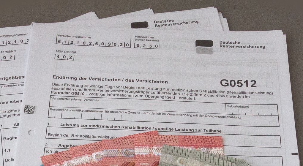 Brief von Rente gekommen